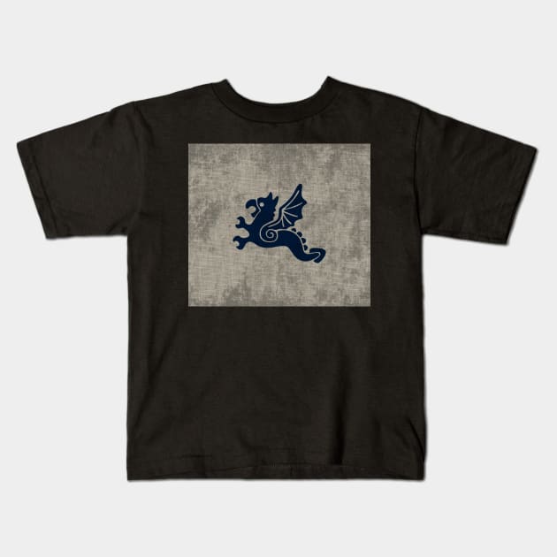 Bricks 28 - Dragon (Small) Kids T-Shirt by Cleobule